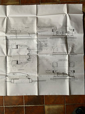 Detailzeichnungen von Ausrüstungsstellen der dt. Kriegsmarine