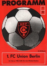 26.2.83 HFC Chemie- Union Berlin