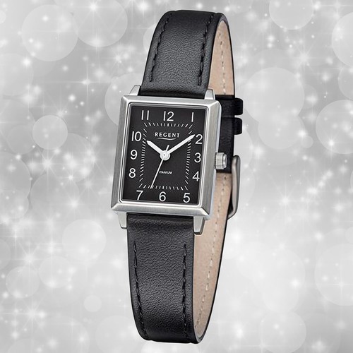 Armbanduhr leder schwarz - armbanduhr, damen