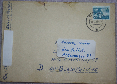 Ddr von ellrich thür - ddr.,