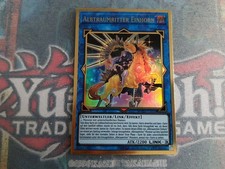 Yugioh 1 × Albtraumritter  Einhorn Premium Gold Rare Near Mint 