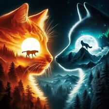 5D Diamond Painting Diamant Malerei Katze Hund Wolf Vollbild Stickerei 5D Bild