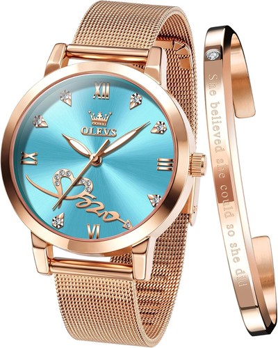 Damenuhr roségold elegant - roségold,