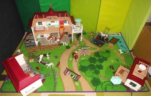 Schleich konvolut reiterhof - reiterhof, +