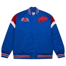 M&N Heavyweight Satin Jacke NFL Buffalo Bills