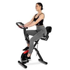 Hop-Sport Magnetischer Heimtrainer Fahrrad Apeks klappbar mit LCD Display