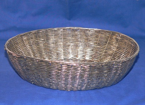Versilberte brotkorb - versilberte,