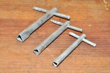 1x Satz Dreikantschlüssel / 3 tlg. M4 M5 M6 / Pollerschlüssel / Ex Bundeswehr BW