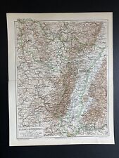 antike historische Landkarte