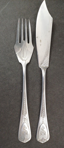 Wmf jugendstil fischgabel und - fischgabel,