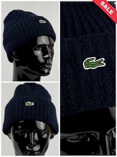 LACOSTE BLAU MARINE BEANIE