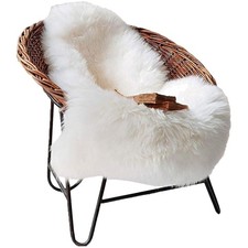 Lammfellimitat Teppich Sofa