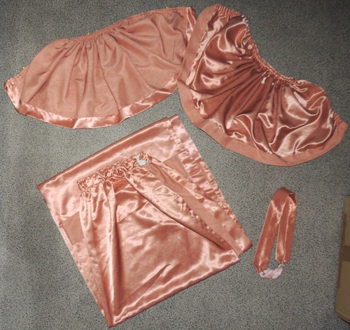 6tlg übergardinen set rosa - Übergardinen-set,