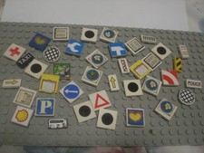 39 x Lego Fliese 2x2 1x2 Bild