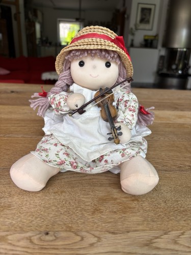 Spieluhr puppe mit - spieluhr, geige
