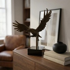 Bronze Adler Figur patiniert