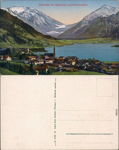 Schliersee panorama ansicht - schliersee, panorama-ansicht