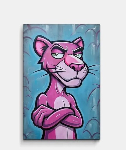 Leinwandbild pink panther - leinwandbild,
