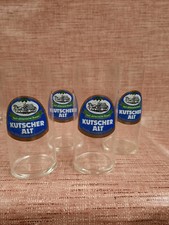 Kutscher Alt 4x Bierglas 0,4 l Gastro Altbecher Berliner Kindl Brauerei