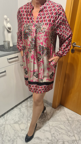 Pink cherry kleid neck - cherry,