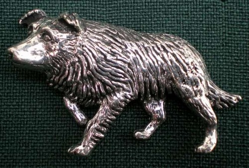 Border collie anstecknadel pin - border,