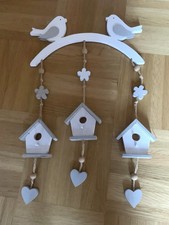 Fensterdeko Vogelhaus Hänger Vögel Blumen Herzen von Frank Flechtwaren