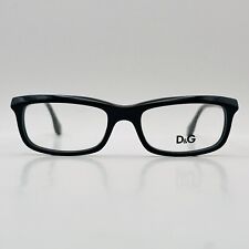 Dolce Gabbana Brille Damen oval schwarz Mod. DG 1214 D&G Logo NEU