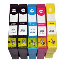 5x Patronen für Epson Stylus SX445W SX525WD SX535WD SX620FW WF7015 WF7515 WF7525