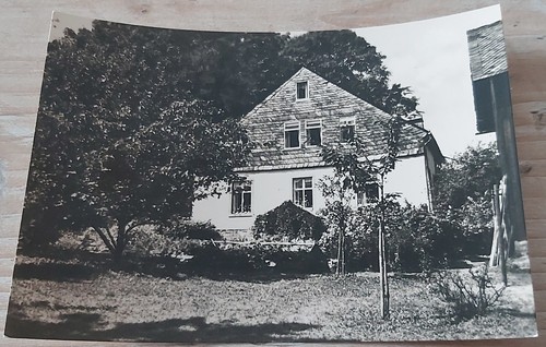 Postkarte ak grünbach - s/w,