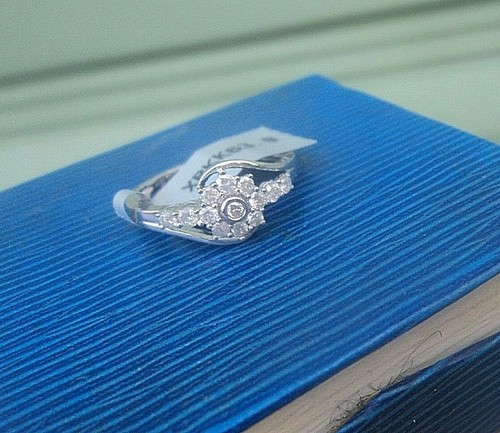 Weißgold diamantring karat - weißgold,