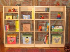 Regal Regalsystem Bücherregal Holz Kiefer massiv natur flexibel & erweiterbar