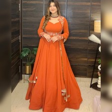 Pakistaner Gelb Sharara Fertig