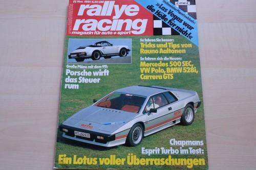Rallye racing 1981 - rallye, 11/1981