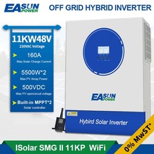 0% MwSt - Easun 11000W Solar-Wechselrichter Parallel-Off-Grid-Inverter MPPT-WLAN