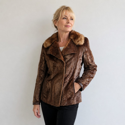 Pelzjacke vintage echt - echt, pelz