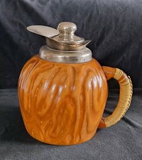 Urige Thermoskanne Holz Kanne