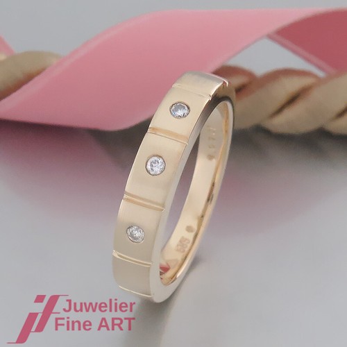 Brillant ring mit 3 - brillant-ring, -mit