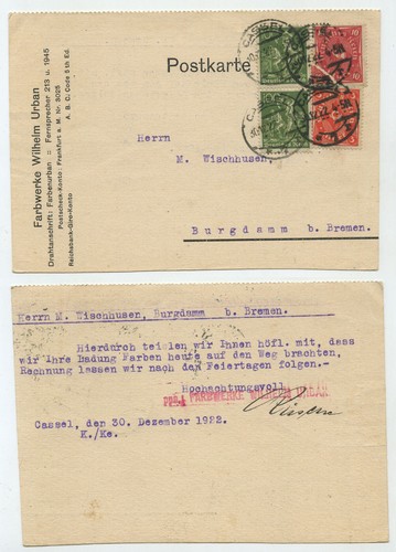 98753 postkarte farbwerke - 98753,