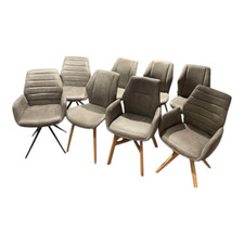 Natura 8er-Set Stuhl Dalyan Stoff Chicago Grau