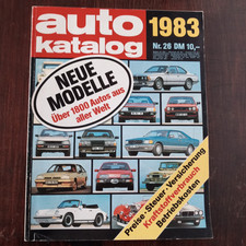 Auto Katalog Modelljahr 1983 -