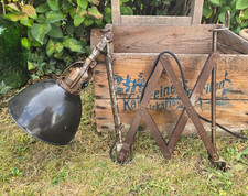 frühe Original Midgard 110 Scherenlampe Lampe DRGM Curt Fischer Bauhaus.