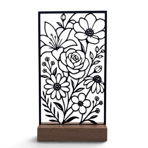 Blumen dekoaufsteller mit - blumen,