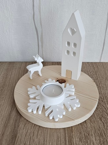 Dekoset haus schneeflockchen - haus,