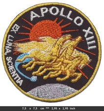 APOLLO 13 Aufnäher Patches Bügelbild Nasa Raumfahrt USA