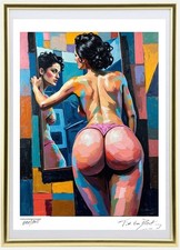 Woman in Mirror #02 - Art