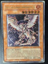Horus, der Schwarzflammendrache LV6 SOD-DE007 Ultimate Rare Deutsch Poor Yugioh