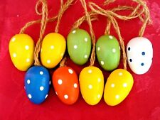 echt Erzgebirge 9 Ostereier 3,6 cm, neuwertig