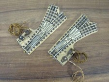 MÄRKLIN 13600 WB -002 Elektr. Weichenpaar Vorkrieg m. beleuchteter Laterne 00/H0