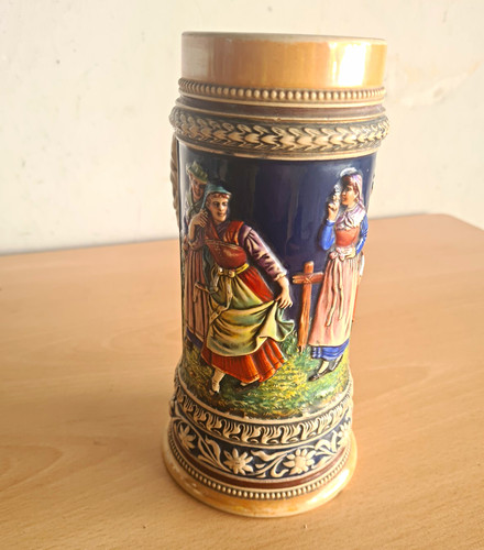Keramik bierkrug - keramik,