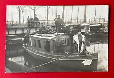 Militär Foto AK 1. WK Deutsche Soldaten auf Kutter Patrouillenboot  ( 151986